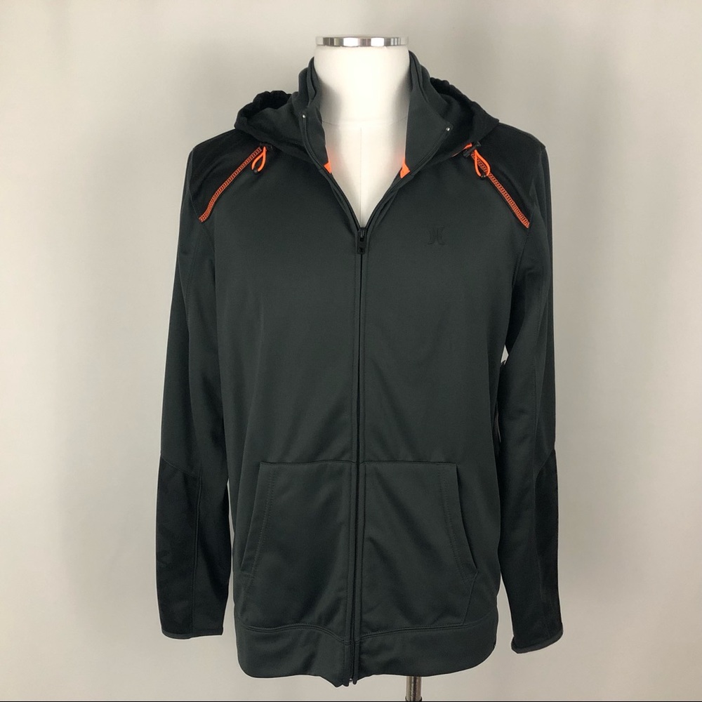 Hurley Van Ness Zip Up Hooded Jacket For Buckle
